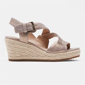 Eileen Fisher Beckon Metallic Leather Espadrille